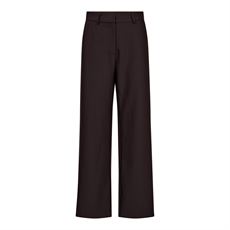 CO`COUTURE BUKSER, ZELLACC WIDE PANT, DARK BROWN